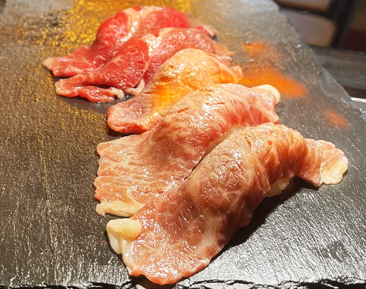 肉のこんどうの飛騨牛肉寿司