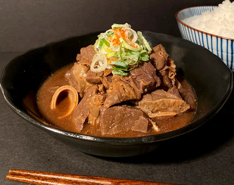 おこめどきの牛もつ煮