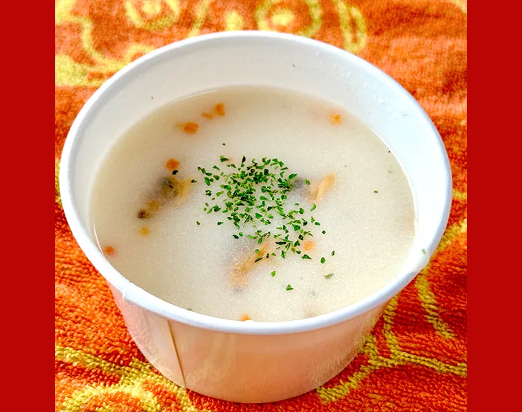 ジェラート結 クラムチャウダー