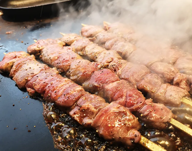 べこべこ 神祀る極上牛ハラミ串