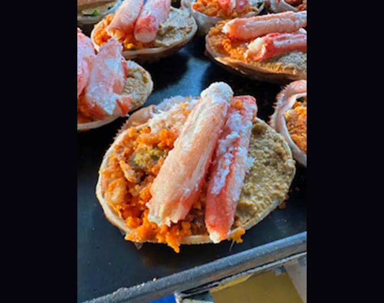 北海道プライド 蟹の甲羅盛り
