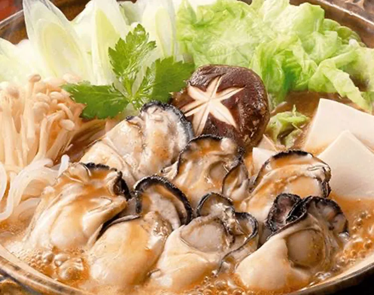 牡蠣小屋 熊ちゃん 牡蠣の土手鍋