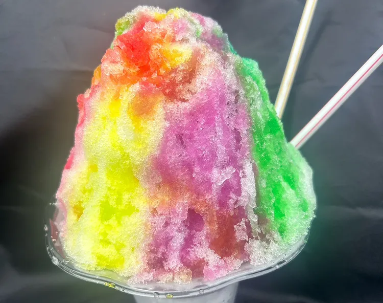 レインボーかき氷 アクアジャパン