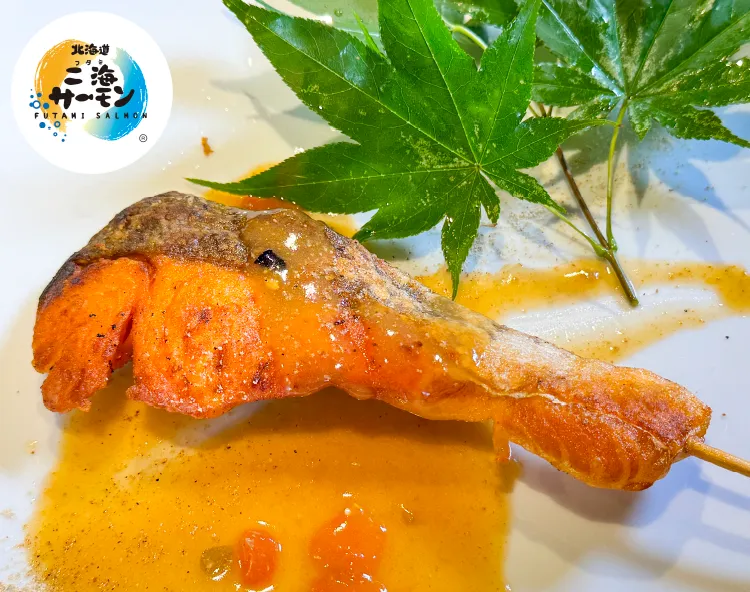 なまらうめー北海道 北海道⼆海サーモンステーキ
