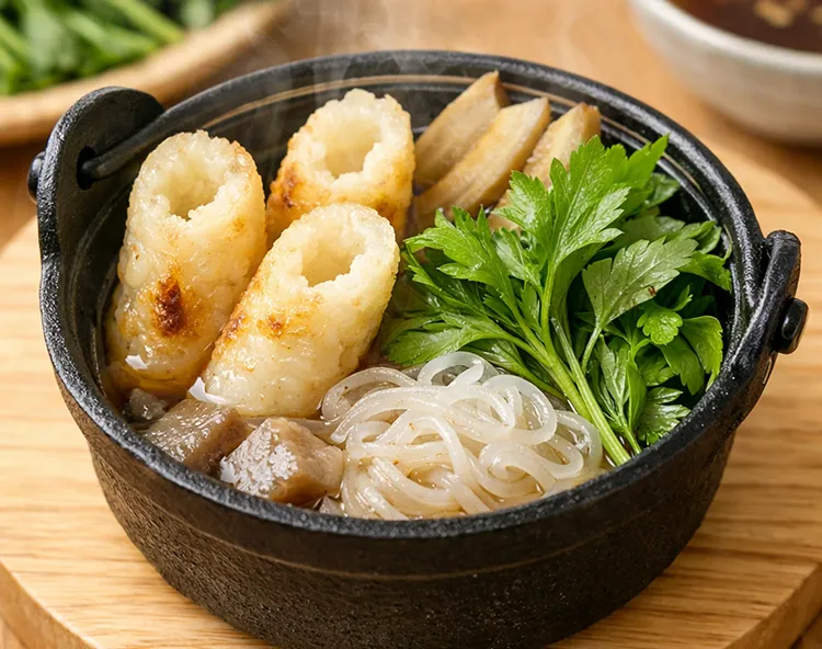 大宮唐揚げモヒカラ 秋田きりたんぽ鍋